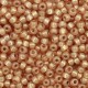 Miyuki rocailles Perlen 8/0 - Duracoat silverlined dyed topaz gold 8-4243